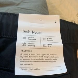 Large Goodfellow black joggers
